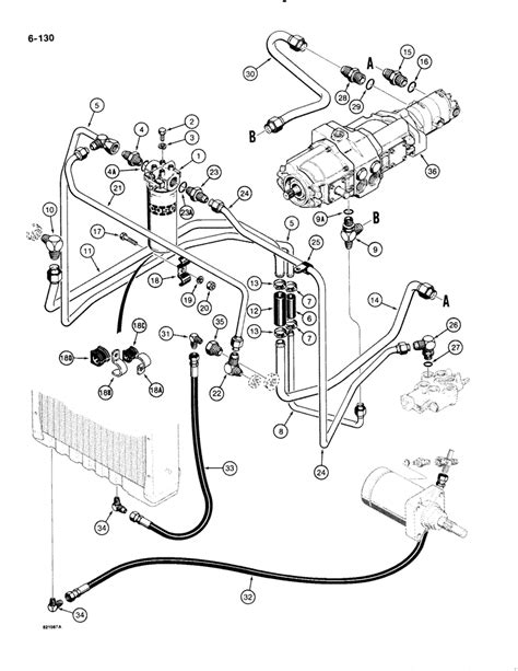 case skid steer 1835b hydraulic pump|case 1835b hydraulic system diagram.